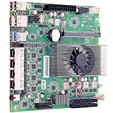 N150 NAS Motherboard, NAS Motherboard CPU Kombination, Mini ITX Mainboard mit intl N150, Mini ITX Board für NAS Server zum Selbermachen mit CPU Lüfter