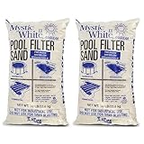 U.S. Silica Mystic White II Nachfüllpack für Schwimmbad, 22,7 kg, nicht korrodierend, schmutzabweisend, Premium-Sandfilter für gleichmäßige Durchflussmenge, Weiß (2 Stück)