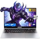 ACEMAGIC Laptop,Metallgehäuse,15,6 Zoll FHD,16 GB DDR4 512 GB SSD Notebook,Intel Quad-Core N150(bis zu 3,60 GHz) schlägt N5095,Leichter Laptop 15 Zoll mit WiFi,BT5.0,USB 3.2×2,Type C,HDMI(Silber)