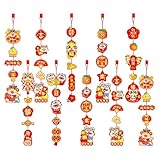 Chinesisches Jahr der Schlange, Dekoration für das chinesische Neujahr, chinesische Neujahrsschlange, Türdekorationsanhänger | Neujahrsschlangen-Dekoration, Dekoration