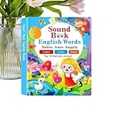 Mein Erstes Englisch Klangspielzeug – Papier 470+ Wörter 26x20cm | Englisch Lern-Sprechbuch Mit 21 Themen | Elektronisches Lernspielzeug | Zweisprachiges Spielbuch Für Finger-Tippen Lesen, Spaßige