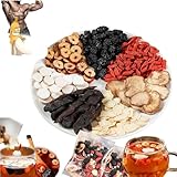Derivemid Kidney Tea,Kidney Tea Formula Ginseng Six Treasure Tea,Ginseng Five Treasures Tea Aid Root Kidney Tea,Kidney Tea Chinese Herbal Tea for Men & Women (1)