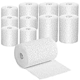 ASOFTY 10 Rollen Gipsbinden Set, 5cm/7,5cm x 2.7 M Gips Abdruck Binden, Babybauch Gipsabdruck Set, Gipsbinden zum Basteln, Gips Binden Rolle für Basteln Modellbau, Kreative Gedenkgeschenke