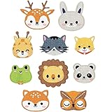 Patches zum Aufbügeln Bügelflicken Kinder, 10 Stück Aufnäher Kinder, Tier Bügelflicken Patches, Flicken zum Aufbügeln, Bügelbilder für T-Shirt Jeans Taschen Kleidung Reparatur