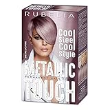 Rubélia Metallic Touch permanente Haarfarbe - Pink Grau Metallic, 1er Pack - 115 ml