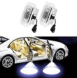 Duleutgnu LED Projektor Türlicht Logo Einstiegsbeleuchtung für Tesla Model Y Juniper 2025, 2 Stück Türbeleuchtung Logo Projektor, Autotür 3D Atmosphärenlicht Dekorative