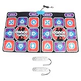 TOPINCN Tanzmatte für und Erwachsene, Kabelloses Elektronisches Tanzpad-Spiel für Zwei Benutzer für TV-Computer, Übungstanzmatte für Familienspiele, Musiktanzmatte für Mädchen und