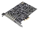 Creative Sound Blaster Audigy Rx PCIe-Soundkarte (7.1-Surroundklang, zwei Mikrofoneingänge, Hardware-beschleunigte EAX-Effekte, leistungsstarker Kopfhörerverstärker)