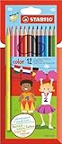 Stabilo® Buntstift color Etui - 2,5 mm, sortiert, Kartonetui mit 12 Stiften; Packungsinhalt: 12 Stifte