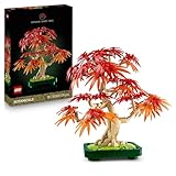 LEGO Botanicals Japanischer Roter Ahorn - Bonsai Baum DIY Set - Bauset für Erwachsene - Geschenk für Frauen und Männer - Deko Pflanze zum Bauen Modell und Sammeln - Bastellset zum Ausstellen - 10348
