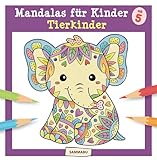 Mandalas für Kinder ab 5 - Tierkinder: Mandala-Malbuch mit vielen niedlichen Tier-Motiven