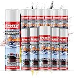 BRESTOL® KORROSIONSSCHUTZSPRAY 12x400 ml - Schutzwachs Wachsspray Korrosionsschutzwachs Langanhaltender Korrosionsschutz gegen Feuchtigkeit & Rost, Anwendbar für Fahrrad, Auto, Motorrad & Industrie