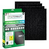 Filterbuy Aktivkohle-Vorfilter A (HRF-A100), Ersatz für Honeywell Luftreiniger-Modelle HPA094, HPA100, HPA101, HPA104, HPA105, HPA106, HPA3100, HPA5100 und HPA5150 (4er-Pack)