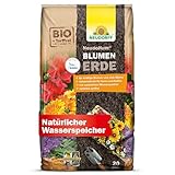 Neudorff NeudoHum BlumenErde – Torffreie Bio Erde, für Innen und Außen, fördert kräftige Blumen und viele Blüten, 20 Liter