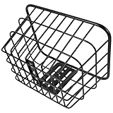 Veemoon Fahrradkorb Vorne aus Robustem Metall mit Abnehmbarem Lenkerkorb Stabiler Fahrrad Gemüsekorb für Erwachsene und Praktischer Frontkorb für Outdoor Fahrradgebrauch