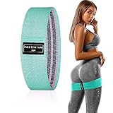 PORTENTUM 1 leichte Einheit von Fitness-Gummibändern für Muskelaufbau, rutschfeste Fitness-Bänder aus Stoff für Crossfit, Yoga, Gesäß und andere Sportarten. Inklusive Video