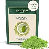 VAHDAM, Matcha Grüntee Pulver (100g, 100+ Tassen) Authentisches japanisches Matcha Pulver | Klassischer Grüntee Matcha In Kulinarischer Qualität | Matcha Latte Mix und Smoothies