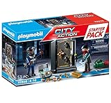 PLAYMOBIL City Action 70908 Starter Pack Tresorknacker, Spielzeug für Kinder ab 4 Jahren