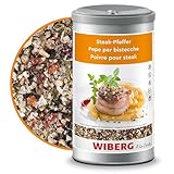 'WIBERG Steak Pfeffer – Grobe Würzmischung mit Pfeffer, Meersalz, Vanille und Rohrzucker – Perfekt für Steaks und Vegetarisches, 650 g