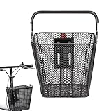 Scooter Korb | Schnellspanner mit Griff - Vorderkorb Für Elektrofahrrad,Für Mountain Elektro Scooter Radfahren Stadt Pendeln Outdoor Fracht Lebensmittel Kinder Erwachsene