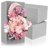 com-four® 3X Steckmasse für Blumengestecke - Trockenblumen Steckschaum - Steckschwamm zum Basteln - Blumensteckschaum, Trockensteckmasse für Feiern, Hochzeit, Geburtstag