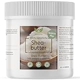 NaturaForte Sheabutter unraffiniert & kaltgepresst 250g – Naturreine Kosmetik Körperbutter, vegan, parfümfrei, feuchtigkeitsspendend & rückfettend, für alle Hauttypen