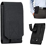 AFCJLTO Universal Tactical Molle Holster fürs Handy, Army Mobile Phone Gürteltasche EDC Security Pack, Taillentasche passend für iPhone 13/14 /PRO X/XS/Max/XR /7/8/ 6s Plus/Samsung/Galaxy S10