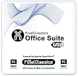 Office Suite 2025 Kompatibel mit Microsoft Office 2024 2021 365 2019 2016 2013 Angetrieben von Apache OpenOffice auf USB mit lebenslanger Lizenz für Windows 11 10 8 7 Vista XP 32 64-Bit PC und Mac OS