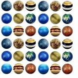 48 Stück Gummiball Planeten Kinder, 5cm Flummies Sonnensystem Acht Planeten für Kinderpartys, Flummi mit Dem Thema Weltraum Mitgesbel für Kindergeburtstag Gastgeschenke Belohnungen (Planet, 48)