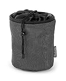 Brabantia - Wäscheklammernbeutel - Bis 150 Wäscheklammern - Langlebige und robuste - Mit Kordelzug - Wetterfesten Materialien - Befestigen Sie ihn an Ihrer Wäschespinne - Schwarz - 28 x 18 x 17.5 cm