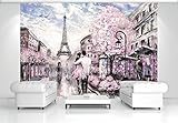 Forwall Fototapete Vlies - Tapete Moderne Wanddeko Paris VEXL (208cm. x 146cm.) AMF11470VEXL Wandtapete Design Tapete Wohnzimmer Schlafzimmer