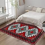 Tehocwiz Knüpfteppich Zum Selber Knüpfen, Großer Knüpfen Set, Teppich Knüpfen Set Erwachsene, Knüpfset Latch Hook Kit Handarbeiten Anfänger Teppich Making Kit zum Selber Knüpfen Teppiche 38x52 cm