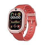 GPS Kinder Smartwatch mit Telefon & Videoanruf – Kinderuhr mit ChatGPT, Sprachchat, SMS, WiFi, SOS, 47 Spielen, Schulmodus, 4 Sportmodi, Geschenk für Jungen & Mädchen ab 4 Jahren (Rosa)