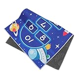 Zerodeko Hopse-matten Teppich Krabbelmatte Boden -spielmatte Große Spielmatte Krabbelmatte Für Babys Cartoon-bodenmatte Polyester Colorful
