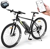 Eleglide E-Bike Damen Herren E-Mountainbike, Mopride 1 27,5 Zoll Elektrofahrrad mit 36V 12.5Ah Abnehmbarer Akku, EU-konform E Fahrrad 21 Gänge 250W Hinterradmotor, LED Licht