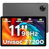 DOOGEE Tab A9+ Android 15 Tablet 11 Zoll, Unisoc T7200 Octa-Core 8580mAh Gaming Tablet Android 20GB RAM+64GB ROM(TF 2TB), WiFi5 Tablets PC, 90Hz-1080P, WidevineL1/Face ID/OTG/GPS/Dual Speaker