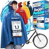 NEXTCOVER® NEU Regenponcho Fahrrad für Damen & Herren - mit [AquaShield 2.0] Technologie I Regenponcho Wandern, Fahrrad-Regencape, Angel Poncho, Regenponcho Herren, Regencape Damen wasserdicht Fahrrad