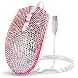 Bunte optische USB-Maus, ergonomisch, 1600 dpi, kabelgebundene Maus, Stecker und Stummschalttaste für weibliche Mädchen, USB-Maus, Gaming, weiß, ergonomisch, mit Fingerabdruckleser, ms819e