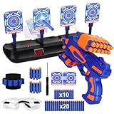 UCAMP Spielzeug Pistole mit Munition,Pistole Kinder Soft Bullet Gun Mit Beleuchtungs- und Scoring-Funktion,Soft Bullet Toy Pistole für Kinder im Alter von 6-10 Jahren Spielzeugpistole