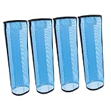 DOITOOL 4 Stück Atmungsaktive Fliegenstiefel für Pferde Feinmaschige Netzbeinschützer gegen Fliegen Bequeme Passform zur Vermeidung von Beinermüdung Schnelles An Ausziehen für Sommerlichen