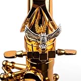 ArtTone Saxophon Booster – Klangverstärker-Zubehör für Alt, Tenor, Sopran, Baritonsaxophon (Eule-Stil)