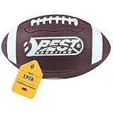 BEST SPORTING American Football Größe 9 - Robuster Football für Erwachsene & Jugendliche ab 14 Jahren - Spielball für Training & Freizeit - Robustes Material, Optimale Griffigkeit