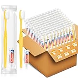 MAGDIY Einweg-Reisezahnbürsten mit Zahnpasta (Packung mit 100 Stück) für Menschen ohne Zuhause, Set mit Zahnbürsten und Zahnpasta in Reisegröße, verpackt von Indiv