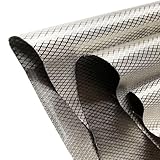 Abschirmgewebe Blocker in Militärqualität Kupfer-Nickel-Faraday-Gewebe EMI RFID Abschirmung Kupfer Nickel Leitfähiges Tuch für Radiowellen Mikrowelle/Strahlung Computer,silver-8m