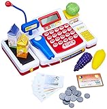 Simba 104525700 - Supermarktkasse mit Scanner Kinderspiel, Bunt