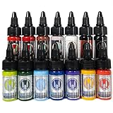 VIKING INK - KIT 14 colores 15ml - Tinta para Tatuaje