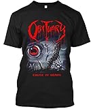 Obituary Cause of Death American Death Metal Band Black T-Shirt Size S 5XL