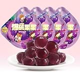WSYLS Bonbons Fruchtbonbons Kaubonbons SüSsigkeiten Candy Fruchtbonbons Traubenzucker Sweets Traube Orange Erdbeere Verschiedene Fruchtaromen 40g/pack (Traube)