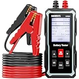 KAIWEETS Batterietester KfZ 12V 24V, 100-2000CCA Autobatterietester Lasttester, KVB01 Batterie Tester Auto mit Batteriestatusprüfung Anlasstest Ladetest, Battery Analysator für LKW Schiff SUV Boot