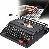 Manuelle Schreibmaschine, Vintage, Retro, tragbar, altmodische Schreibmaschine für nostalgischen Fluss, traditionelles Schreiberlebnis